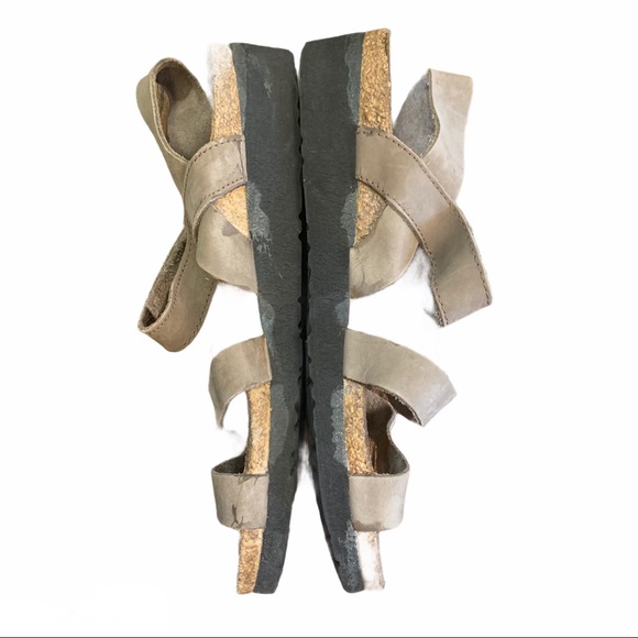 {NAOT} Strappy Leather Tan Sandals Women’s Size 38 - Picture 8 of 16